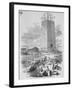 View of the Washington Monument as it Now Appears Illustration-null-Framed Giclee Print