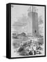 View of the Washington Monument as it Now Appears Illustration-null-Framed Stretched Canvas