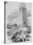 View of the Washington Monument as it Now Appears Illustration-null-Stretched Canvas