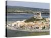 View of the Watchtower at Gruissan in Languedoc-Roussillon, France, Europe-David Clapp-Stretched Canvas