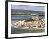 View of the Watchtower at Gruissan in Languedoc-Roussillon, France, Europe-David Clapp-Framed Photographic Print