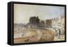 View of the Waterfront at Brighton-George Sidney Shepherd-Framed Stretched Canvas