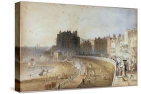 View of the Waterfront at Brighton-George Sidney Shepherd-Stretched Canvas