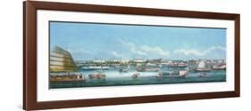 View of the Waterfront at Canton, C.1855-null-Framed Giclee Print