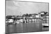 View of the Waterfront - Poulsbo, WA-Lantern Press-Mounted Art Print