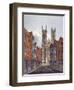 View of the West End of Westminster Abbey, Looking from Tothill Street, London, C1815-William Pearson-Framed Giclee Print