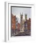 View of the West End of Westminster Abbey, Looking from Tothill Street, London, C1815-William Pearson-Framed Premium Giclee Print