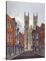 View of the West End of Westminster Abbey, Looking from Tothill Street, London, C1815-William Pearson-Stretched Canvas