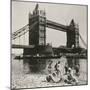 View of the West Side of Tower Bridge, London, C1950-null-Mounted Photographic Print