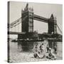 View of the West Side of Tower Bridge, London, C1950-null-Stretched Canvas