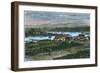 View of the Western Suburbs of Victoria, Vancouver Island, British Columbia, Canada, C1880-null-Framed Giclee Print