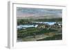 View of the Western Suburbs of Victoria, Vancouver Island, British Columbia, Canada, C1880-null-Framed Giclee Print