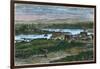 View of the Western Suburbs of Victoria, Vancouver Island, British Columbia, Canada, C1880-null-Framed Giclee Print