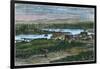 View of the Western Suburbs of Victoria, Vancouver Island, British Columbia, Canada, C1880-null-Framed Giclee Print