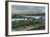 View of the Western Suburbs of Victoria, Vancouver Island, British Columbia, Canada, C1880-null-Framed Giclee Print