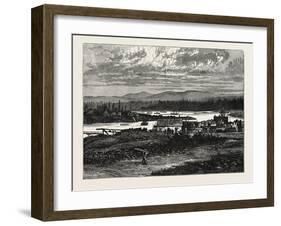 View of the Western Suburbs of Victoria, Vancouver Island-null-Framed Giclee Print