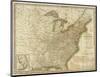 View of the Whole Internal Navigation of the United States, c.1830-Henry S^ Tanner-Mounted Art Print