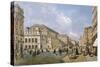 View of the Wiener Staatsoper, Vienna, 1872-Franz Alt-Stretched Canvas