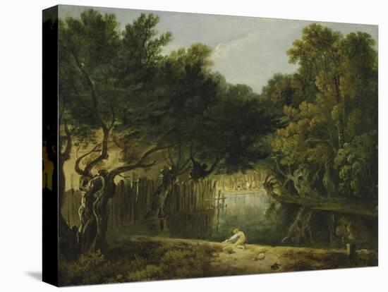 View of the Wilderness in St. James's Park, London, C.1770-75-Richard Wilson-Stretched Canvas