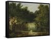 View of the Wilderness in St. James's Park, London, C.1770-75-Richard Wilson-Framed Stretched Canvas