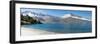 View of the Wilson Bay, Lake Wakatipu Seen from Glenorchy-Queenstown Road, Otago Region-null-Framed Photographic Print