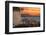 View of the windmills and town from elevated position at dusk-Frank Fell-Framed Photographic Print