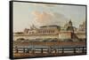 View of the Winter Kremlin Palace from Moskva River, 1780S-Francesco Camporesi-Framed Stretched Canvas