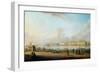 View of the Winter Palace of the Vasilyevsky Island, 1796-Johann Georg Von Mayr-Framed Giclee Print