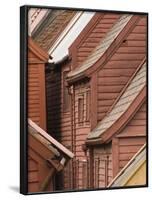 View of the Wooden Buildings of the Bryggen Area, Bergen, Norway, Scandinavia-James Emmerson-Framed Photographic Print