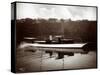 View of the Yacht "Coronet" of the New York Yacht, Launch and Engine Co. on the Harlem River, New…-Byron Company-Stretched Canvas