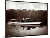 View of the Yacht "Coronet" of the New York Yacht, Launch and Engine Co. on the Harlem River, New…-Byron Company-Mounted Giclee Print