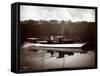 View of the Yacht "Coronet" of the New York Yacht, Launch and Engine Co. on the Harlem River, New…-Byron Company-Framed Stretched Canvas