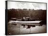 View of the Yacht "Coronet" of the New York Yacht, Launch and Engine Co. on the Harlem River, New…-Byron Company-Stretched Canvas