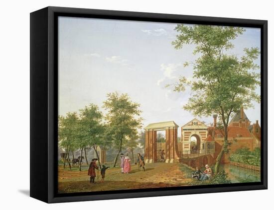 View of the Zylpoort, Harlem, 1780-Isaak Ouwater-Framed Stretched Canvas