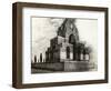 View of Thiepval Arch-null-Framed Giclee Print