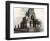 View of Thiepval Arch-null-Framed Giclee Print