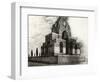 View of Thiepval Arch-null-Framed Giclee Print