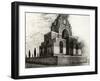 View of Thiepval Arch-null-Framed Giclee Print