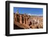 View of Thor's Hammer from the Navajo Loop Trail in Bryce Canyon National Park, Utah, United States-Michael Nolan-Framed Photographic Print