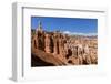 View of Thor's Hammer from the Navajo Loop Trail in Bryce Canyon National Park, Utah, United States-Michael Nolan-Framed Photographic Print