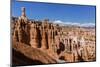 View of Thor's Hammer from the Navajo Loop Trail in Bryce Canyon National Park, Utah, United States-Michael Nolan-Mounted Photographic Print