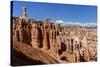 View of Thor's Hammer from the Navajo Loop Trail in Bryce Canyon National Park, Utah, United States-Michael Nolan-Stretched Canvas