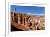 View of Thor's Hammer from the Navajo Loop Trail in Bryce Canyon National Park, Utah, United States-Michael Nolan-Framed Photographic Print