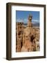 View of Thor's Hammer from the Navajo Loop Trail in Bryce Canyon National Park, Utah, United States-Michael Nolan-Framed Photographic Print