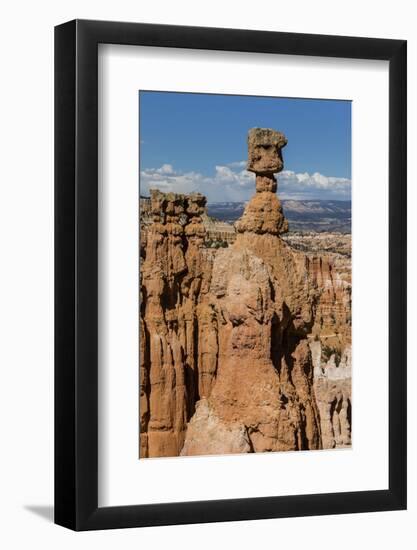 View of Thor's Hammer from the Navajo Loop Trail in Bryce Canyon National Park, Utah, United States-Michael Nolan-Framed Photographic Print