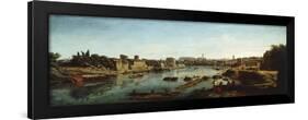 View of Tiber-Gaspar van Wittel-Framed Giclee Print