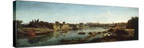 View of Tiber-Gaspar van Wittel-Stretched Canvas