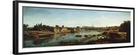 View of Tiber-Gaspar van Wittel-Framed Giclee Print