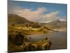 View of Tiberias on the Sea of Galilee (Oil on Canvas)-David Roberts-Mounted Giclee Print