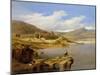 View of Tiberius on the Sea of Galilee-David Roberts-Mounted Giclee Print